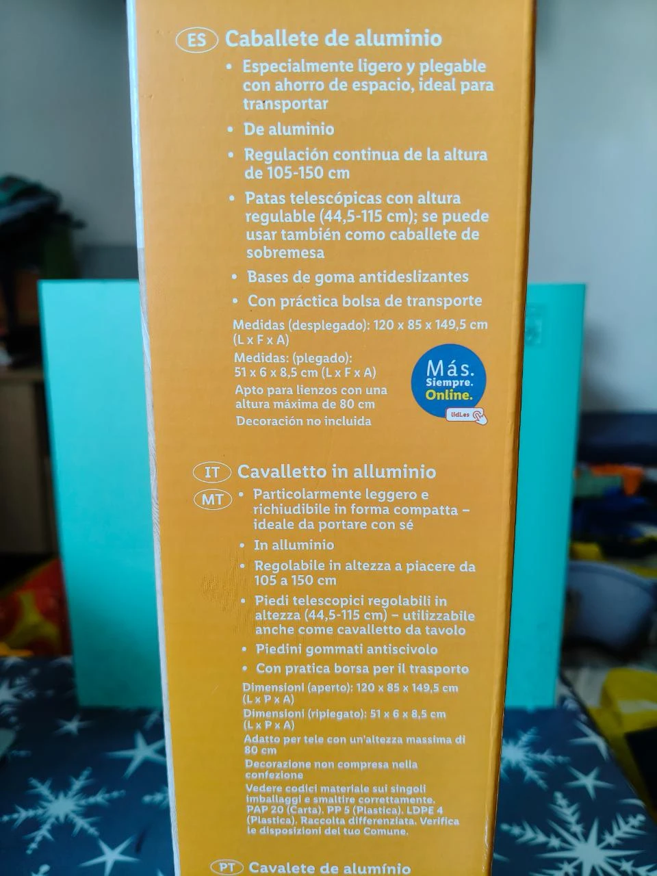 Aluminium schildersezel Crelando – photo 6
